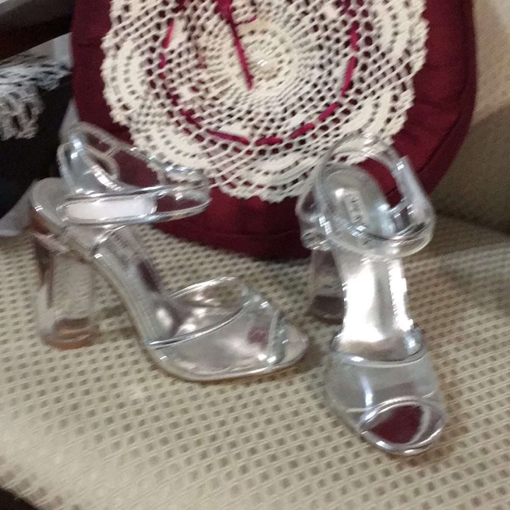 Clear acrylic heels